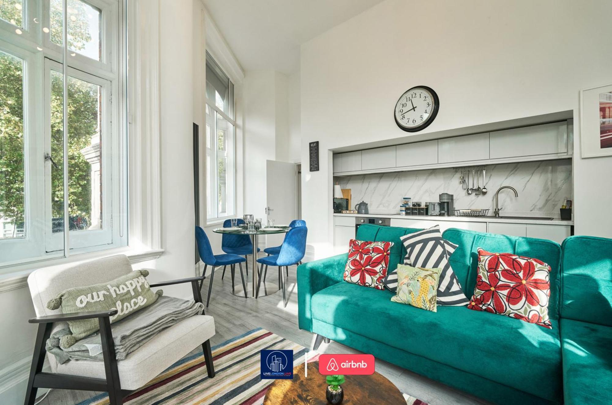 Last-Minute Specials L Sleeps Up To 4 Guests L One-Bedroom Apartment With King Bed And High Ceilings Near Camden By Live London Short Lets & Serviced Accommodation Exterior photo