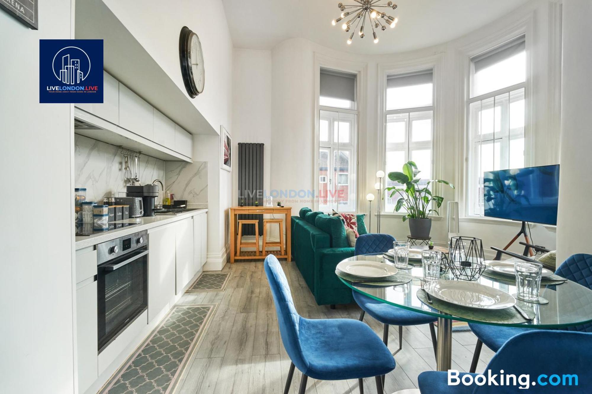 Last-Minute Specials L Sleeps Up To 4 Guests L One-Bedroom Apartment With King Bed And High Ceilings Near Camden By Live London Short Lets & Serviced Accommodation Exterior photo